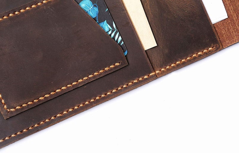 D&M leather studio Leather case with Pen Holder for Remarkable 2,Distressed Folio Organizer for Remarkable 2 Tablet - Image 3